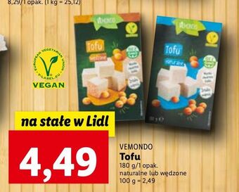 Lidl Tofu wędzone vemondo oferta