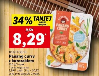 Lidl Kubełek azjatycki panang curry to be foodie oferta
