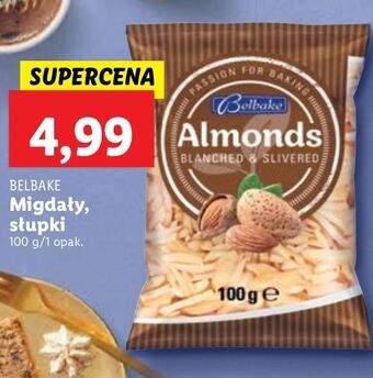 Lidl Migdały słupki belbake oferta
