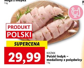 Lidl Medaliony z polędwiczki indyka rzeźnik codzienna dostawa oferta