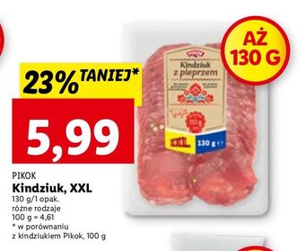 Lidl Kindziuk z pieprzem pikok oferta