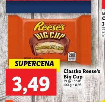 Lidl Ciastko reese's big cup oferta