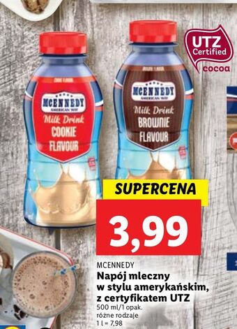 Lidl Napój mleczny brownie mcennedy oferta