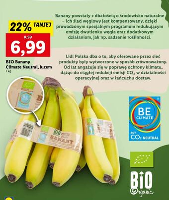 Lidl Banany bio oferta
