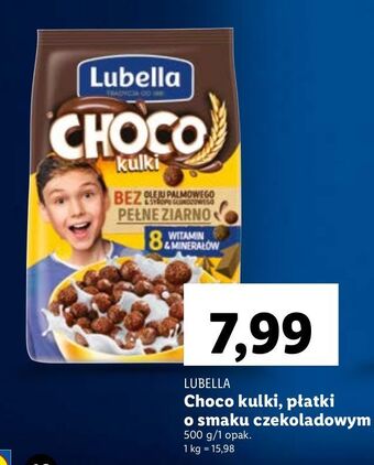 Lidl Płatki choco kulki lubella mlekołaki oferta
