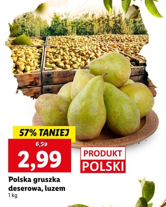 Lidl Gruszki deserowe oferta