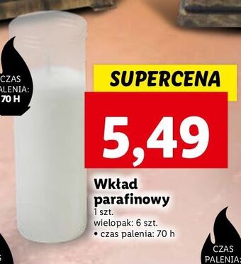 Lidl Wkład parafinowy 70h oferta