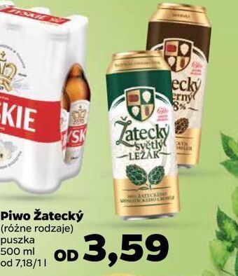 Netto Piwo zatecky svetly lezak oferta
