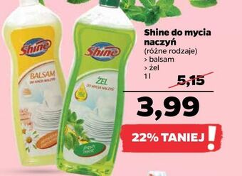 Netto Żel do mycia naczyń fresh mint shine classic oferta