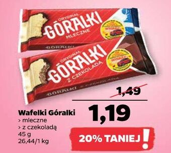 Netto Wafelek czekoladowy góralki oferta
