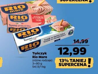 Netto Tuńczyk kawałki w sosie własnym rio mare oferta