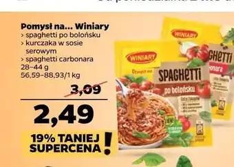 Netto Spaghetti carbonara winiary pomysł na ... oferta