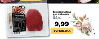 Carpaccio z serem i sosem