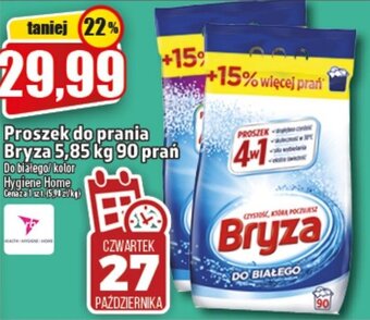 Topaz hygiene home proszek do prania bryza 5,85 kg 90prań oferta