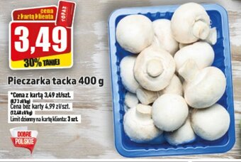 Topaz pieczarka tacka 400g oferta