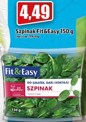 Topaz szpinak fit&easy 150g oferta