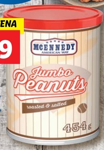 Lidl Orzeszki ziemne mcennedy oferta