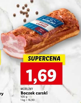 Lidl Morliny boczek carski oferta