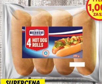 Lidl Bułka do hot dogów mcennedy oferta