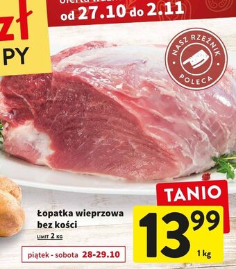 Intermarche Łopatka wieprzowa bez kości oferta