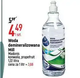 E.Leclerc Woda demineralizowana konwalia mill clean oferta