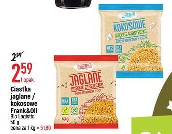 E.Leclerc Ciastko jaglane z pastą orzechową i chia frank&oli oferta