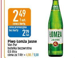 E.Leclerc Piwo łomża jasne pełne oferta