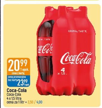 E.Leclerc Napój coca-cola oferta