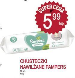 E.Leclerc Chusteczki nawilżane pampers sensitive oferta