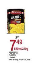E.Leclerc Ananas plastry sandra oferta