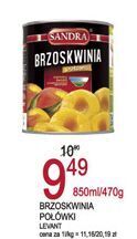 E.Leclerc Brzoskwinie połówki sandra oferta