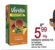 E.Leclerc Herbata kompozycja 6 ziół z cytrusami verdin fix oferta