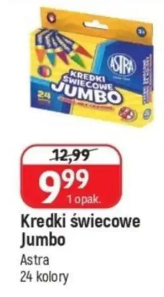 E.Leclerc Astra kredki świecowe Jumbo 24kolory oferta