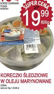 E.Leclerc Koreczki śledziowe doral oferta