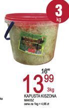 E.Leclerc Kapusta kiszona makisz oferta