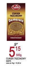 E.Leclerc Cukier trzcinowy demerara sante oferta