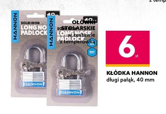 Dealz Kłódka długa z pałąkiem hannon oferta