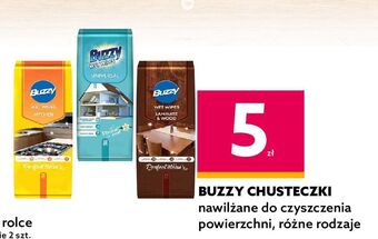 Dealz Chusteczki do czyszczenia laminate & wood buzzy wet wipes oferta