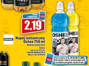 Topaz Oshee napój izotoniczny 750ml oferta