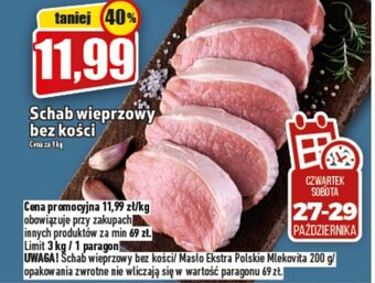 Topaz Schab wieprzowy bez kości 1kg oferta