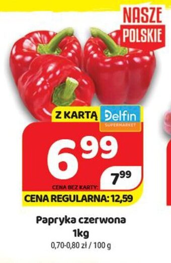 Delfin Papryka czerwona 1kg oferta