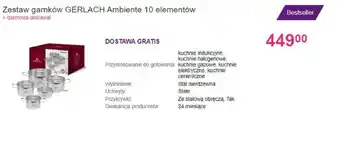 My Center Gerlach zestaw garnków ambiente 10 elementów oferta