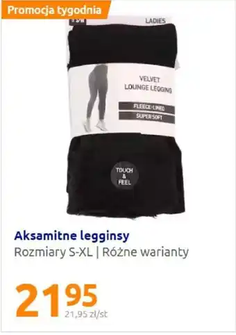 Action Aksamitne legginsy oferta