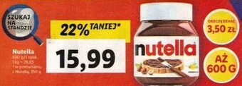 Lidl Nutella 600 g oferta