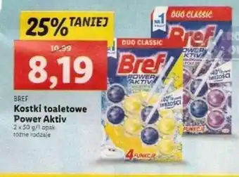 Lidl bref Kostki toaletowe Power Activ 2 x 50 g oferta