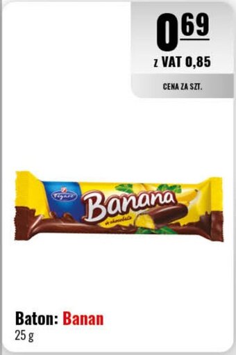 Eurocash Baton Banan 25 g oferta