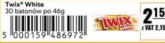 Eurocash Twix White 30 batonów po 46 g oferta