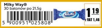 Eurocash Milky Way 30 batonów po 21,5 g oferta