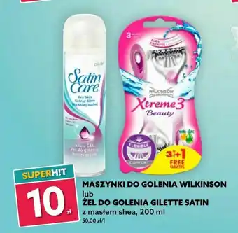 Dealz Maszynki do golenia wilkinson lub żel do golenia gilette satin oferta
