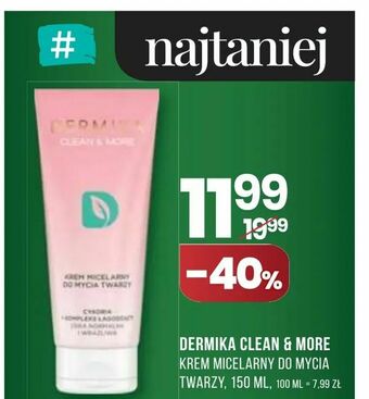 Drogerie Natura Dermika clean & more oferta